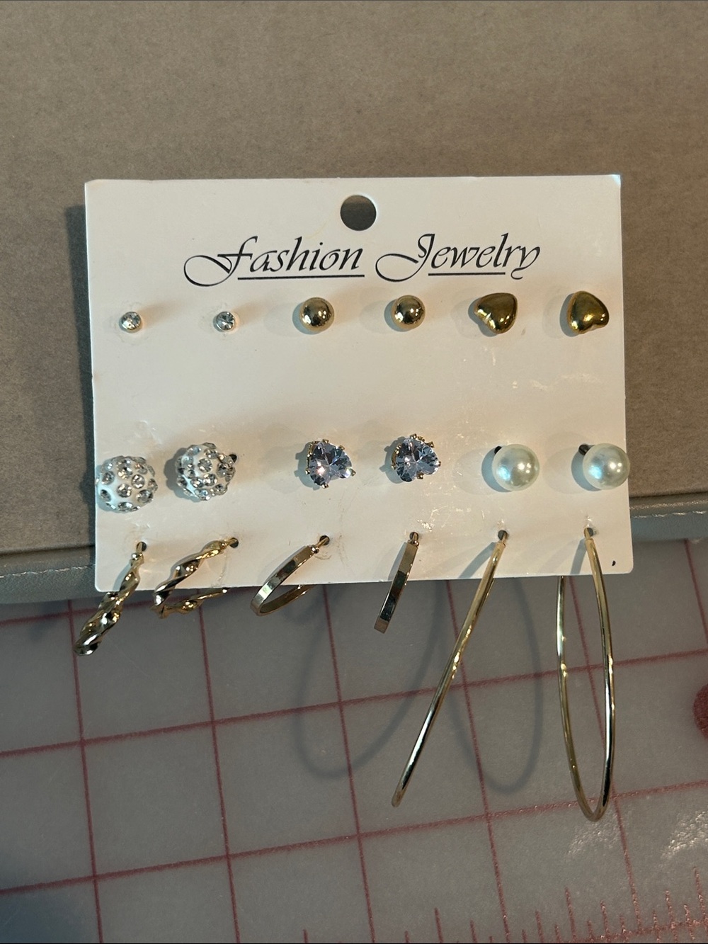 Fashion Jewelry Gold and Silver Mixed Earring Set - Assorted Styles